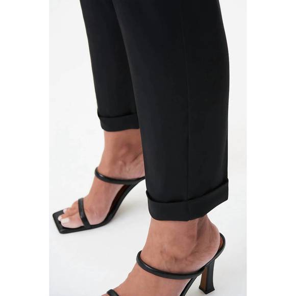 NEW JOSEPH RIBKOFF cuffed ankle pants in black - Picture 4 of 4